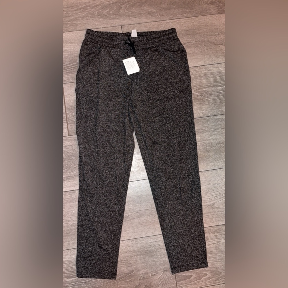 Vutru Women’s Size Small Heather Gray Pants High Rise Drawstring Comfy New W/ T